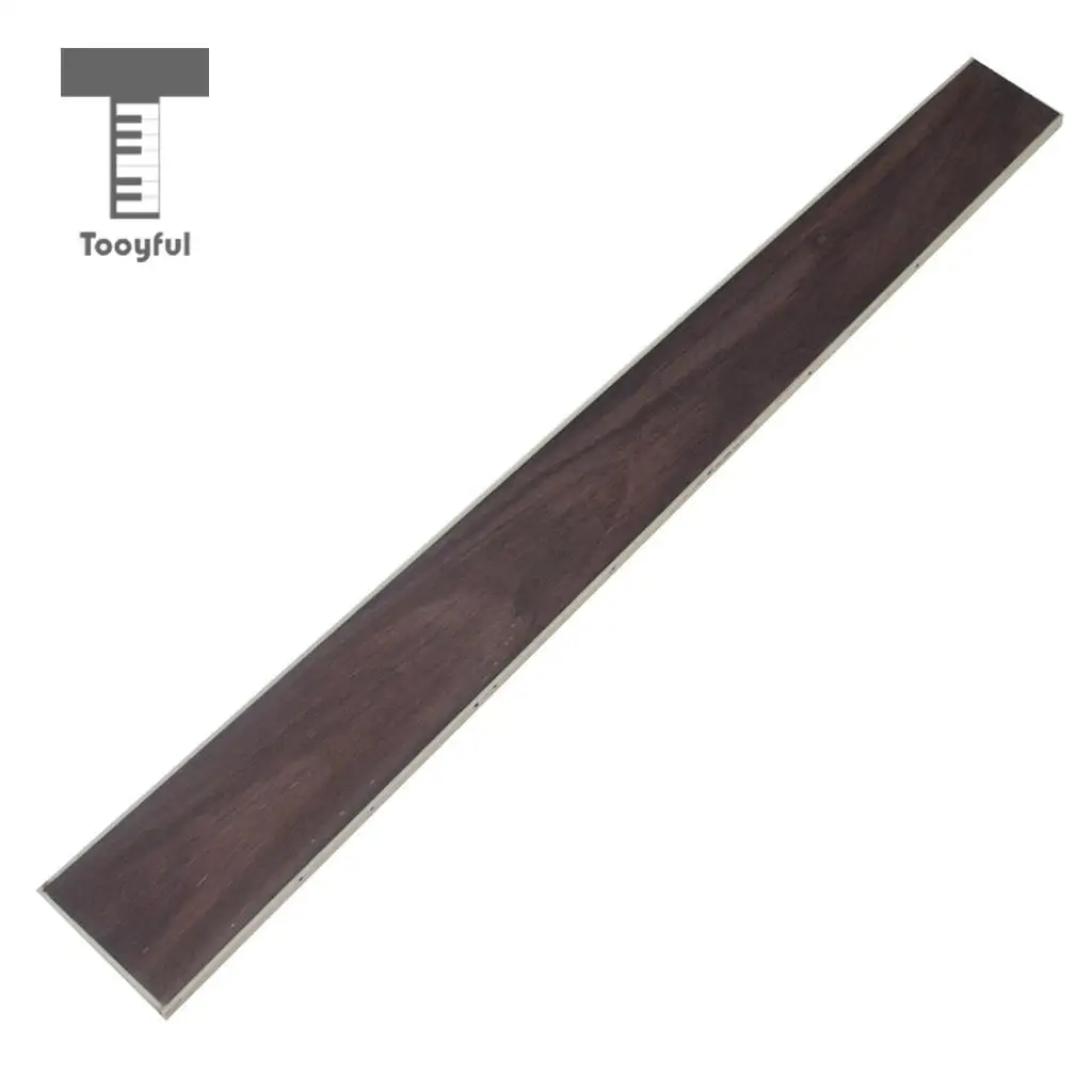 Tooyful Rosewood Guitar Fretboard Fingerboard for 41\'\' Acoustic Folk Guitar Purlfing Pearl Inlay