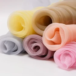 5/10/20 meters Sheer Wedding Organza Decoration Tulle Fabric For Home Party Birthday Decor For Romantic Wedding By The Meters