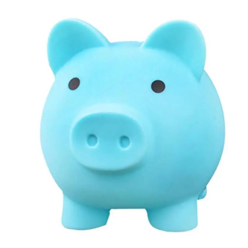 Money Saving Storage Box Safe Case Pig Pretend Play Toy Money Boxes Banking Toys blue pink yellow red color