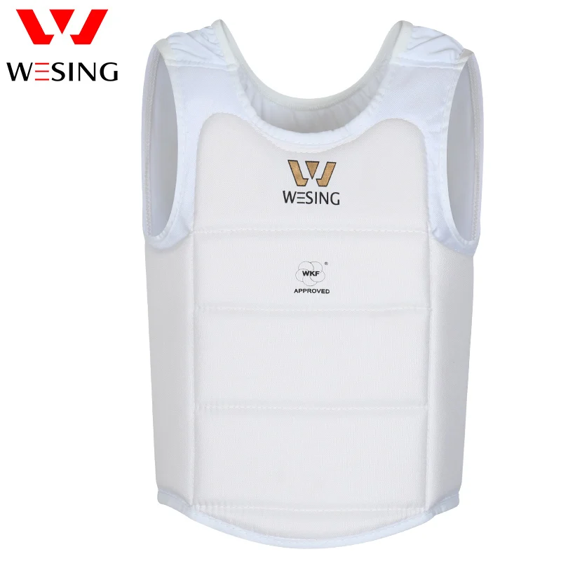 Wesing karate chest protectors Professional WKF Approved men karate chest guard for competition and training