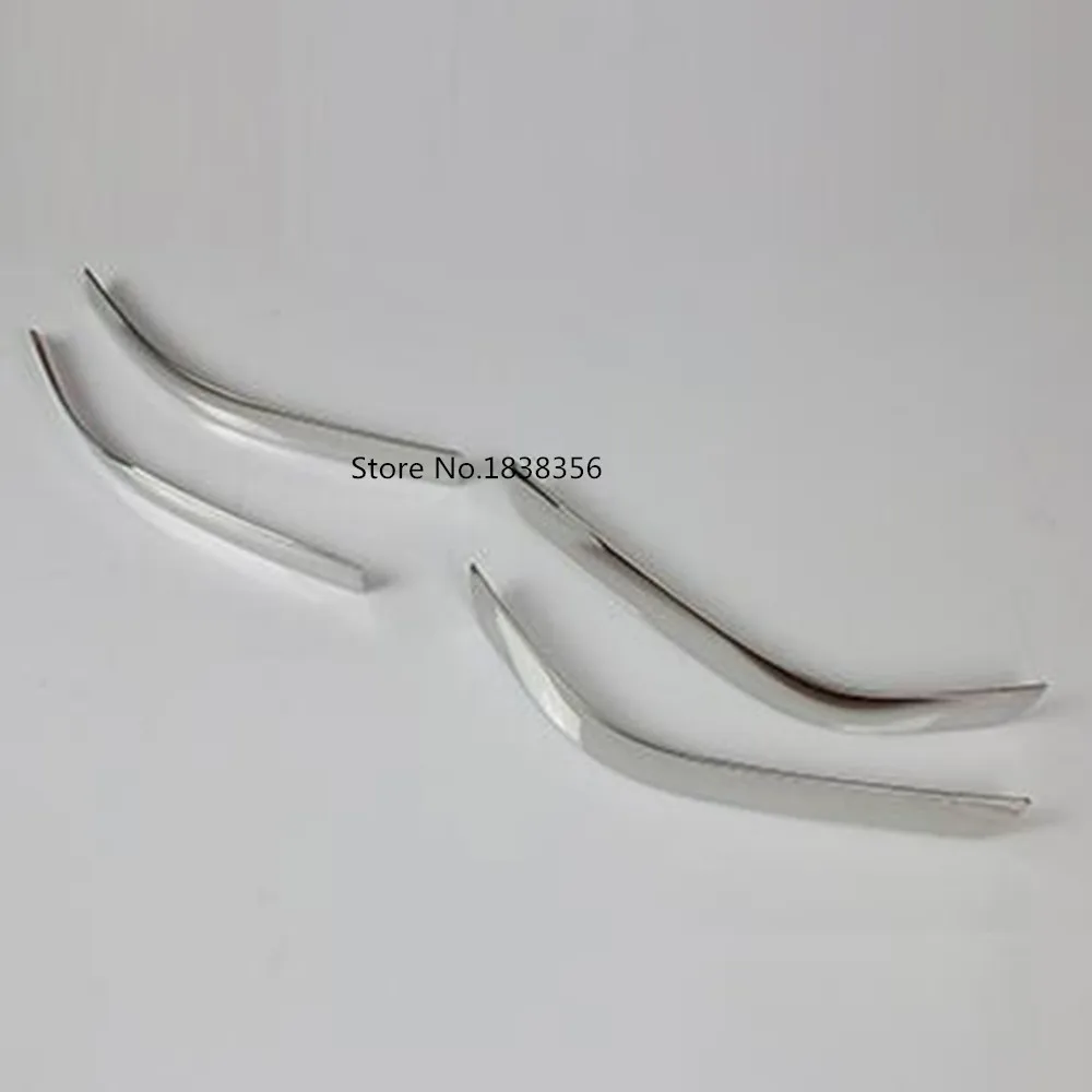 Car Front+Rear Side Bumper Corner Trim Frame Stainless Steel Anti-Rub Cover For Toyota Corolla Altis 2014 2015 2016