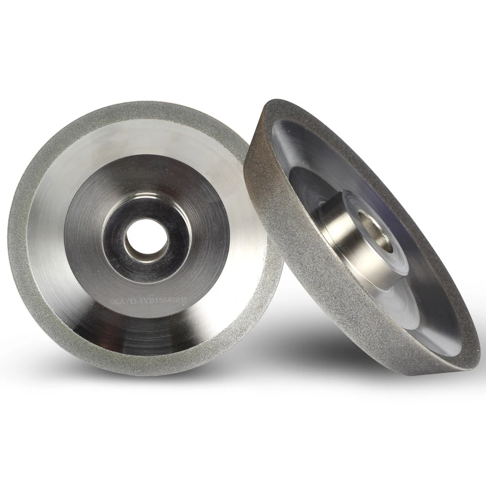 Diamond Grinding Wheel (SDC or CBN optional) for Drill Bit Grinder Grinding Machine MR-26A, 26D. G3, F6, 125x20x19 mm