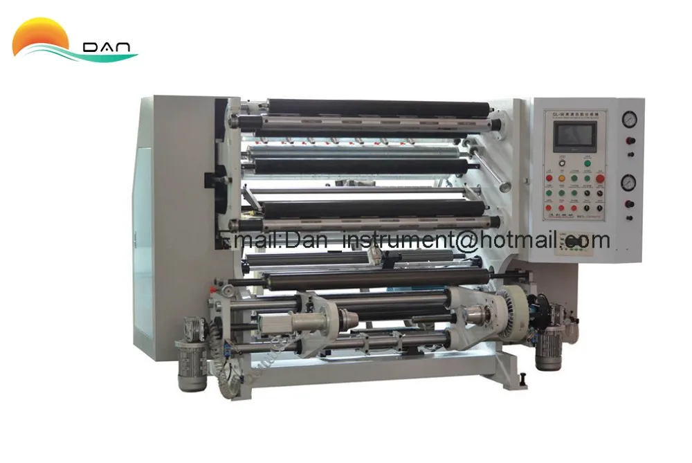 Automatic high speed slitting machine for roll film ,paper , Aluminum foil