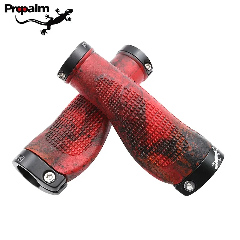 Propalm 1888EP Cycling Handlebar Grips Anti-Skid TPR Rubber Lockable Bicycle Handlegrip Mountain Bike Grip Road Bike Handle Grip