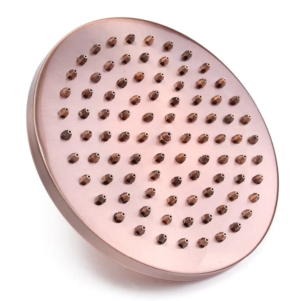 

8" inch Copper Round Rainfall Shower Head Over-head Shower Sprayer Top Shower Head KD211