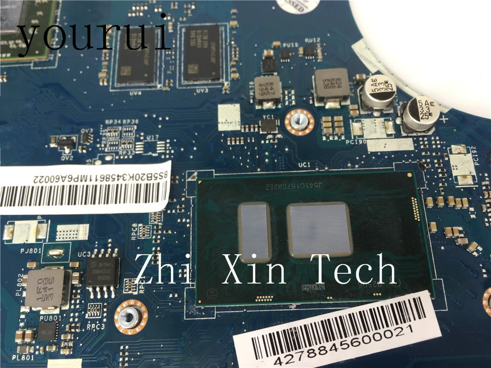 Yourui لينوفو IdeaPad 500-15ISK اللوحة الأم للكمبيوتر المحمول AIWZ2 AIWZ3 LA-C851P SR2RZ i7-6500u CPU DDR3 100% تم اختبارها بشكل جيد