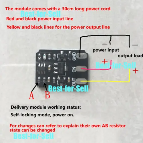 MIMI сенсорный выключатель постоянного тока 3в-18в 12В 2А емкостный сенсорный бистабильный электронный переключатель модуль светодиодное реле для акрилового стекла керамики