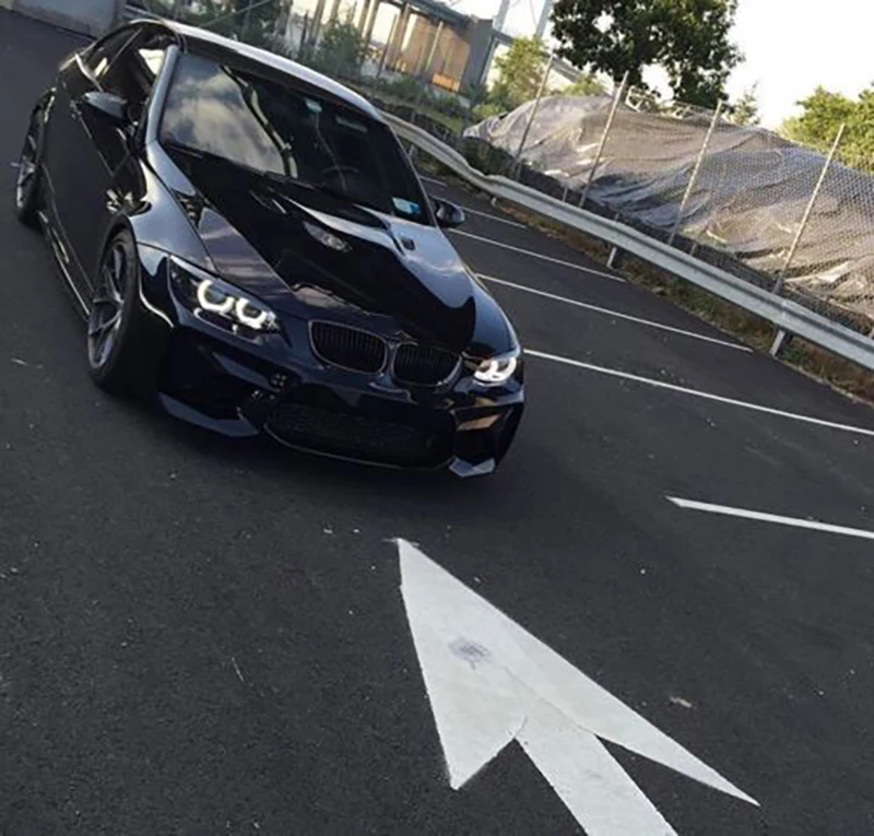 For BMW 3 Series E90 E92 E93 M3 Coupe and cabriolet 2007-2013 Car styling High Quality DTM Style White Crystal LED angel eyes