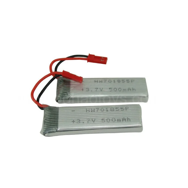 3.7V 500mAH You Di U818A original remote control flying saucer aircraft battery 3.7V 500mAH lithium battery HW 701855
