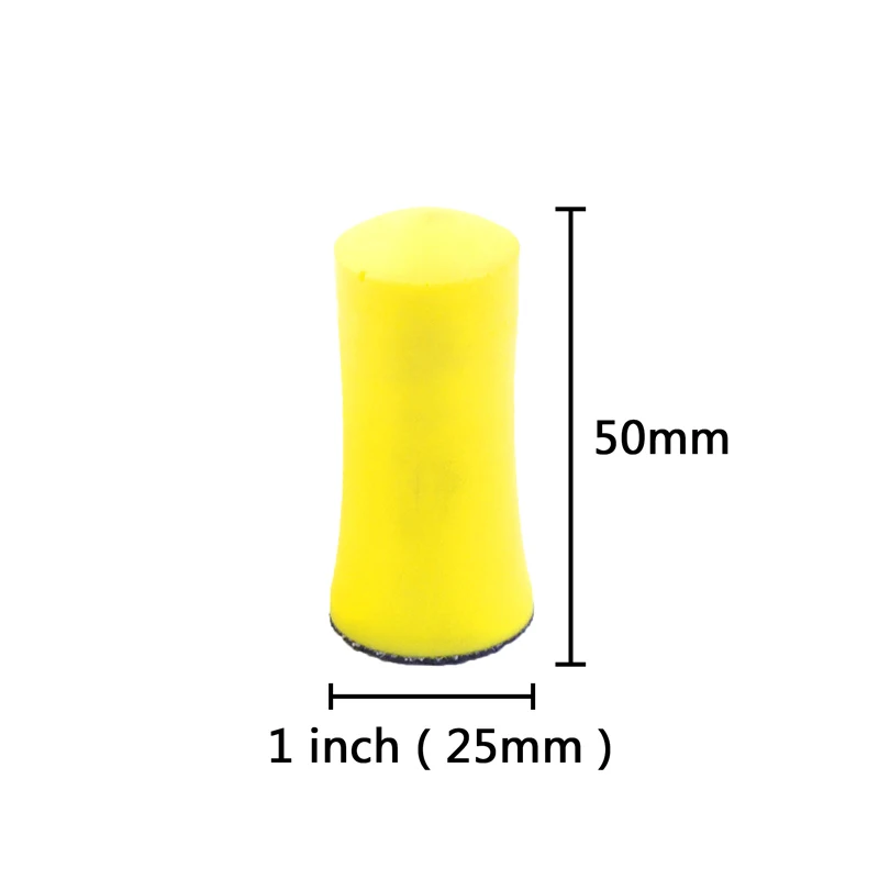 POLIWELL 100PCS 1 Inch 60/240/600/3000/10000 Grit Sanding Discs +Hook&Loop Hand Sanding Pad for Small Area Fine Polishing Kit