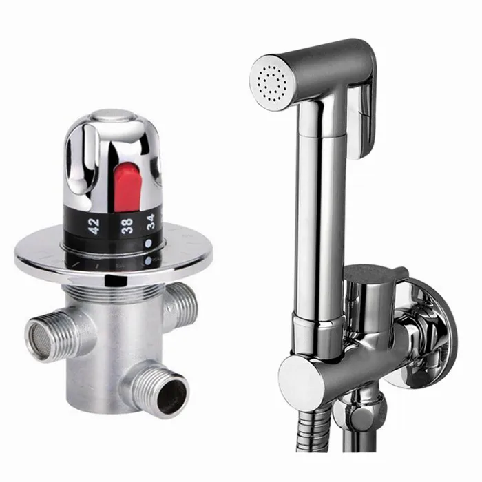 brand new brass bidet thermostatic valve Sprayer bidet Shower, toilet bidet faucet BD288-2