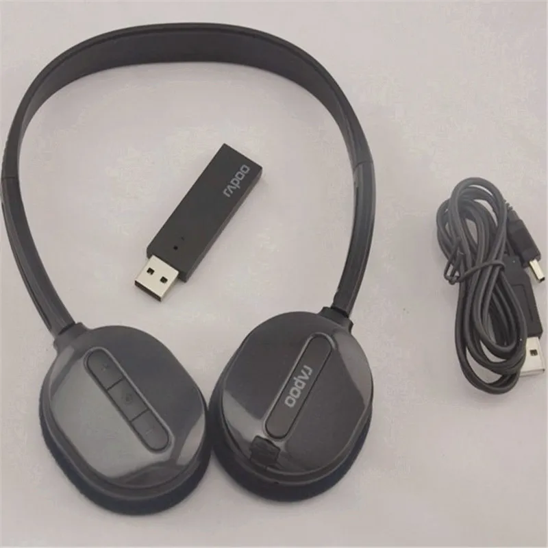 

Rapoo|thunder cypress|the H 1030|2.4 G wireless headphones computer wireless ear wheat