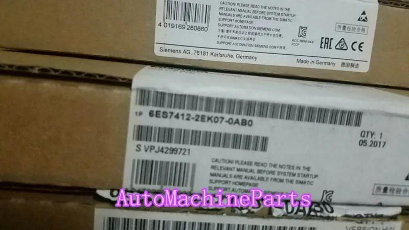 6ES7412-2EK07-0AB0 For Siemens Updated From 6ES7412-2EK06-0AB0 S7-400 CPU 412-2 Free Shipping