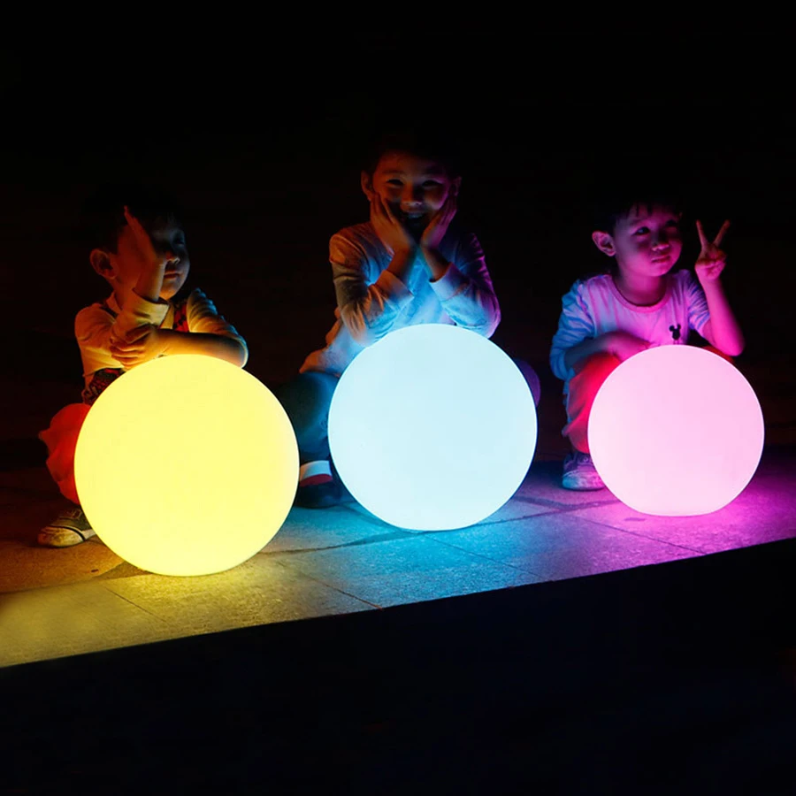 Christmas Outdoor LED Garden Ball Lights Remote Control Floor Lawn Lamp Swimming Pool Wedding Party Holiday Home Decoration