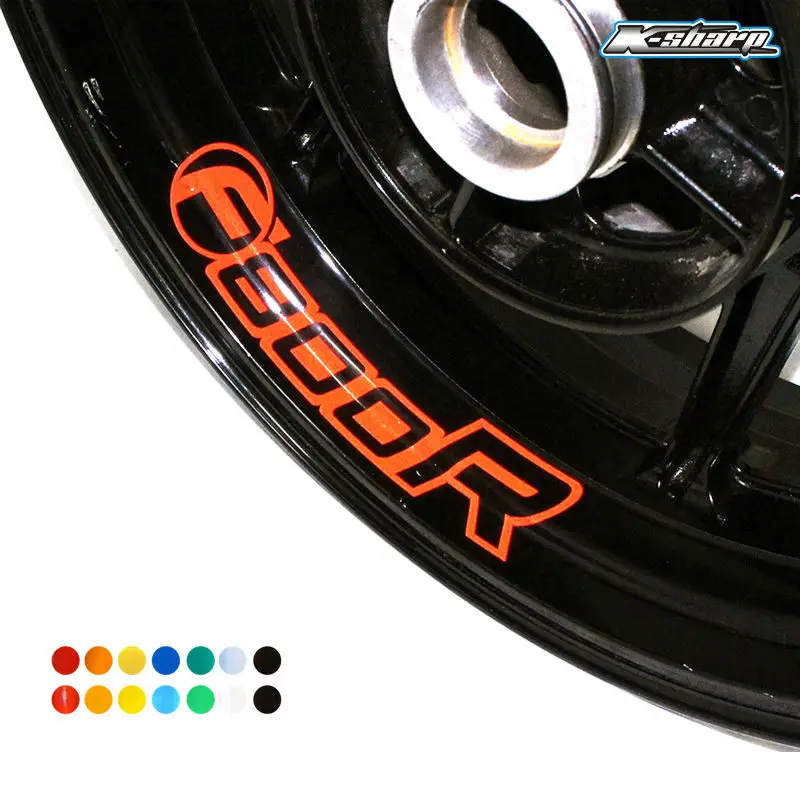 

8 X CUSTOM INNER RIM DECALS WHEEL Reflective STICKERS STRIPES FIT BMW F 800R