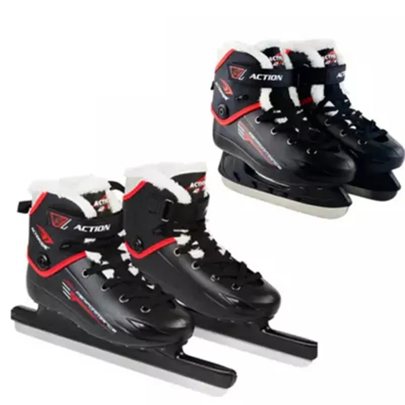 

Ice Skate Tricks Shoes Adult Child Ice Ball Blade Skate Patines Speed Shoes Professional Flower Knife Ice Hockey Ice Skates ID06