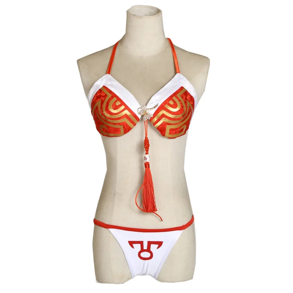 2018 The Game LOL The Nine-Tailed Fox Five Years Video Game Ahri Cosplay costume swimming suit