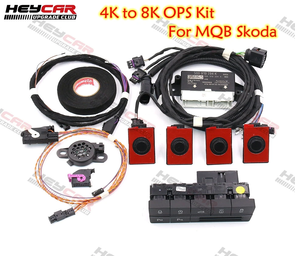 Park Pilot Parking Front Update 4K Upgrade to 8K PDC OPS Kit For MQB SKODA LHD New Octavia 3 MK3