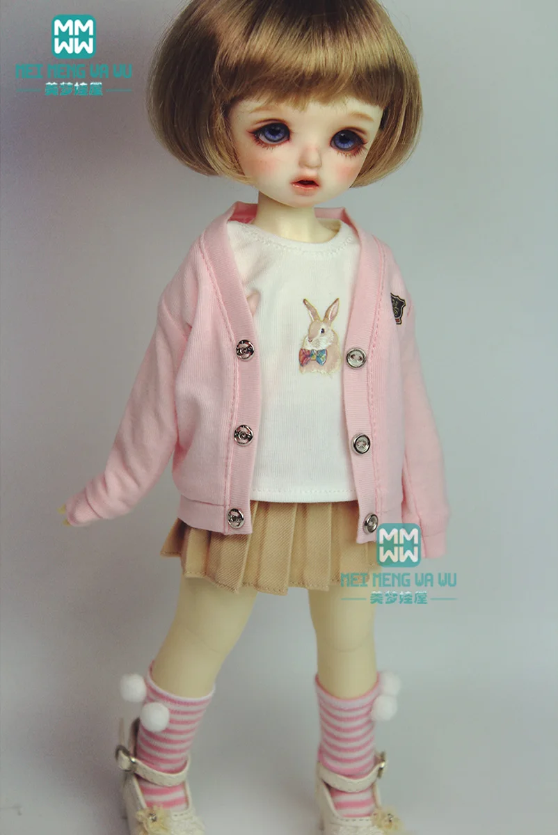 BJD doll clothes for 1/3 1/4 1/6 BJD doll SD, AS, LUTS, DOD, DZ doll fashion print t-shirt