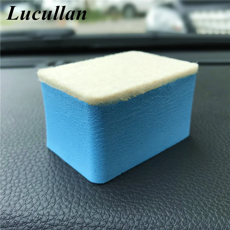 Lucullan Car Oil Film Remover Applicator Auto Detailing Glass Cleaning Polishing Sponge Glass Spotless Useful Tools