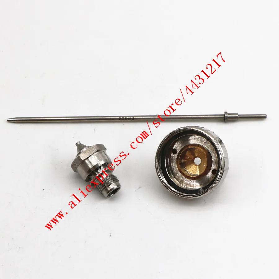 Japan Made HVLP Manual Handle W-200 Spray Gun Nozzle Needle Air Cap Kit 1.2/1.5/1.8/2.0/2.5mm for W200 Paint Spray Gun