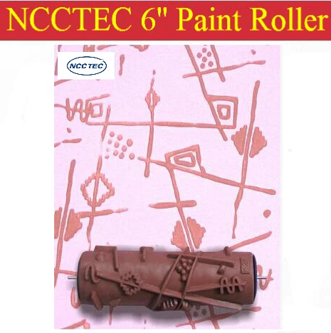 

6'' NCCTEC soft rubber decorator roller FREE shipping | 150mm wall paint roller tools