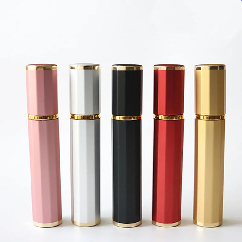 6PCS 8ml Refillable Bottles essential oil bottle Conveniet Empty Atomizer Perfume Bottles Cometics Pray Bottles Aluminum Bottles