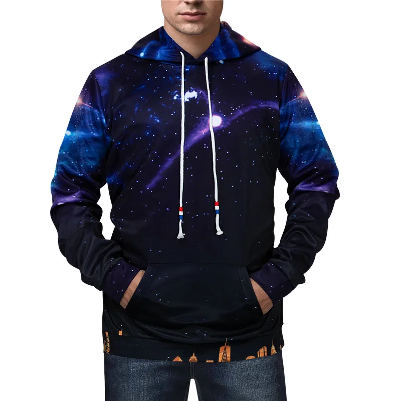 Weimostar 3D Night sky Hoodies Sweatshirts Men Women Hoodie Casual Skateboard Tracksuits Fashion Autumn Hip Hop Hooded Pullover