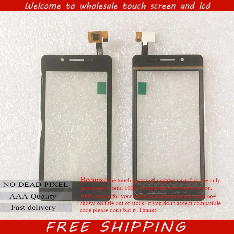 

New For 4.5" Keneksi Fire 2 outer TP Capacitive touch Screen Panel Glass Digitizer Replacement Free Shipping