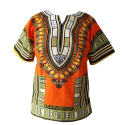 Vestido Dashiki de talla grande para hombre y mujer, diseño Floral africano, estampado tradicional africano, 2016 XXXL