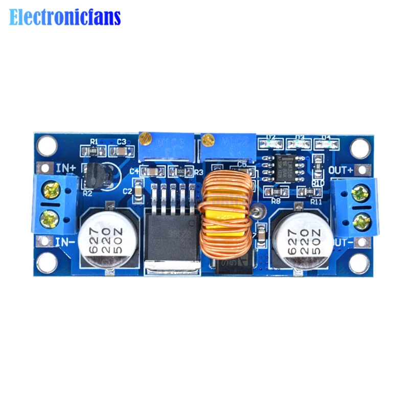 High Efficiency! CC/CV 5A Lithium Charger Board XL4015 Adjustable 6-38V To 1.25-36V DC Step Down Power Supply Buck Module