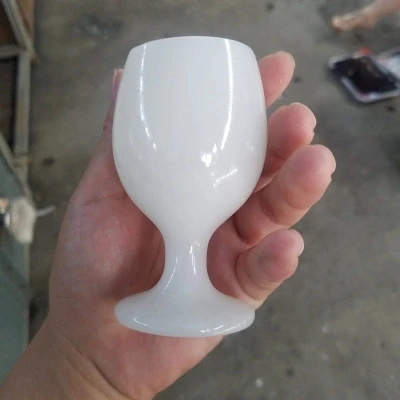 

Exquisite Natural White Jade Wine Cup