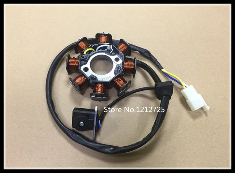 Scooter motorcycle Magneto coil WH100 SCR100 Stator coil Electromagnetic motor stator