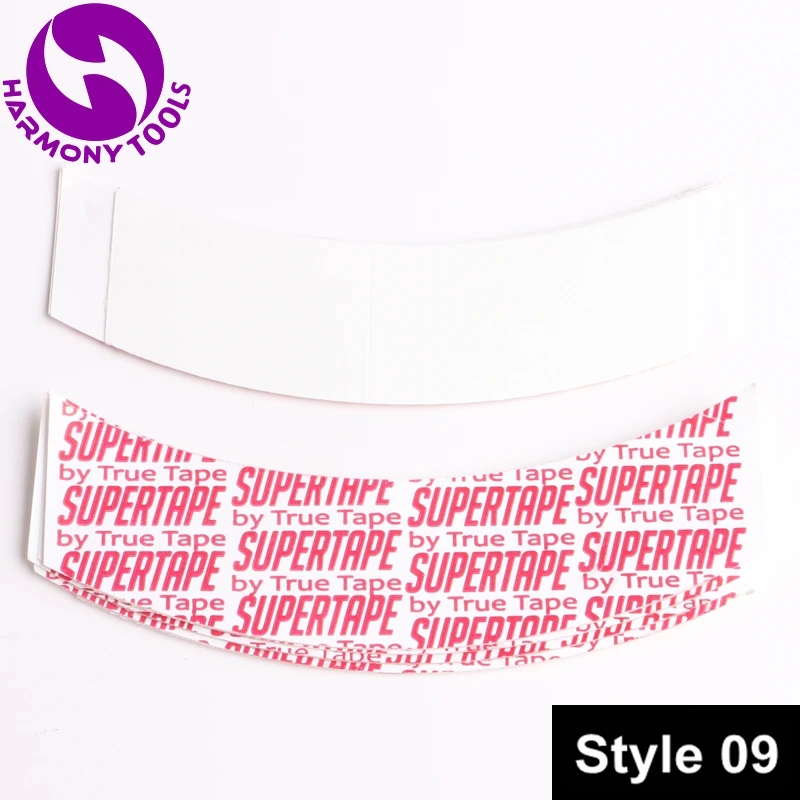 

HARMONY 36pcs 0.875" X 3" SUPER TAPE A Contour White-Liner Tape Tabs Tape Stickers Pieces for Wigs & Toupee & Tape Hair