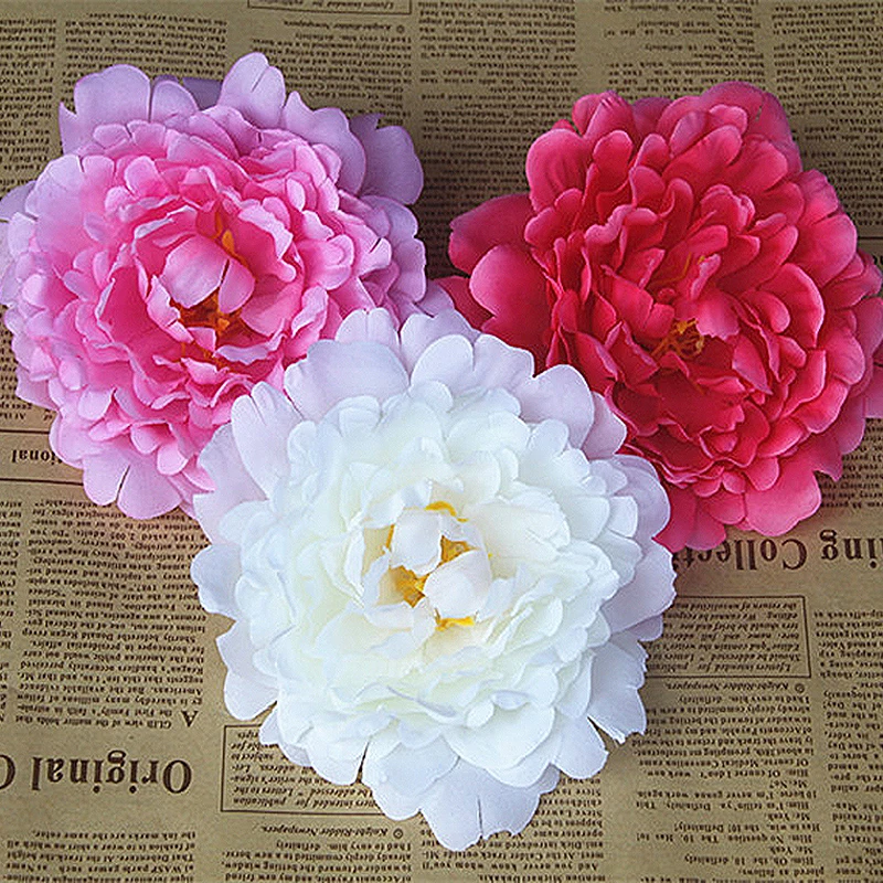 

30PC Artificial Peony Flowers Simulation Flower Head Real Feel DIY Home Wedding Party Scrapbooking Decorative Artificial Flowers