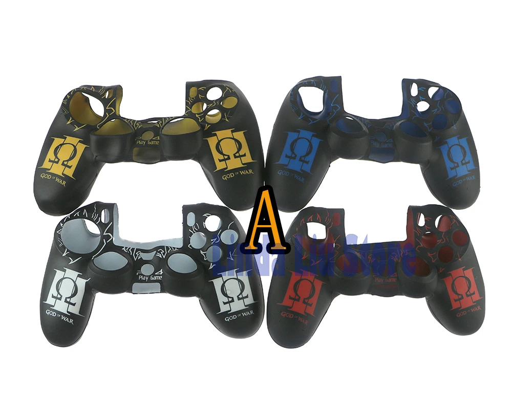 20PCS/lot New Design Silicone Case Protective Skin Cover for PS4 Controller Joystick Gel Rubber for ps4 slim pro