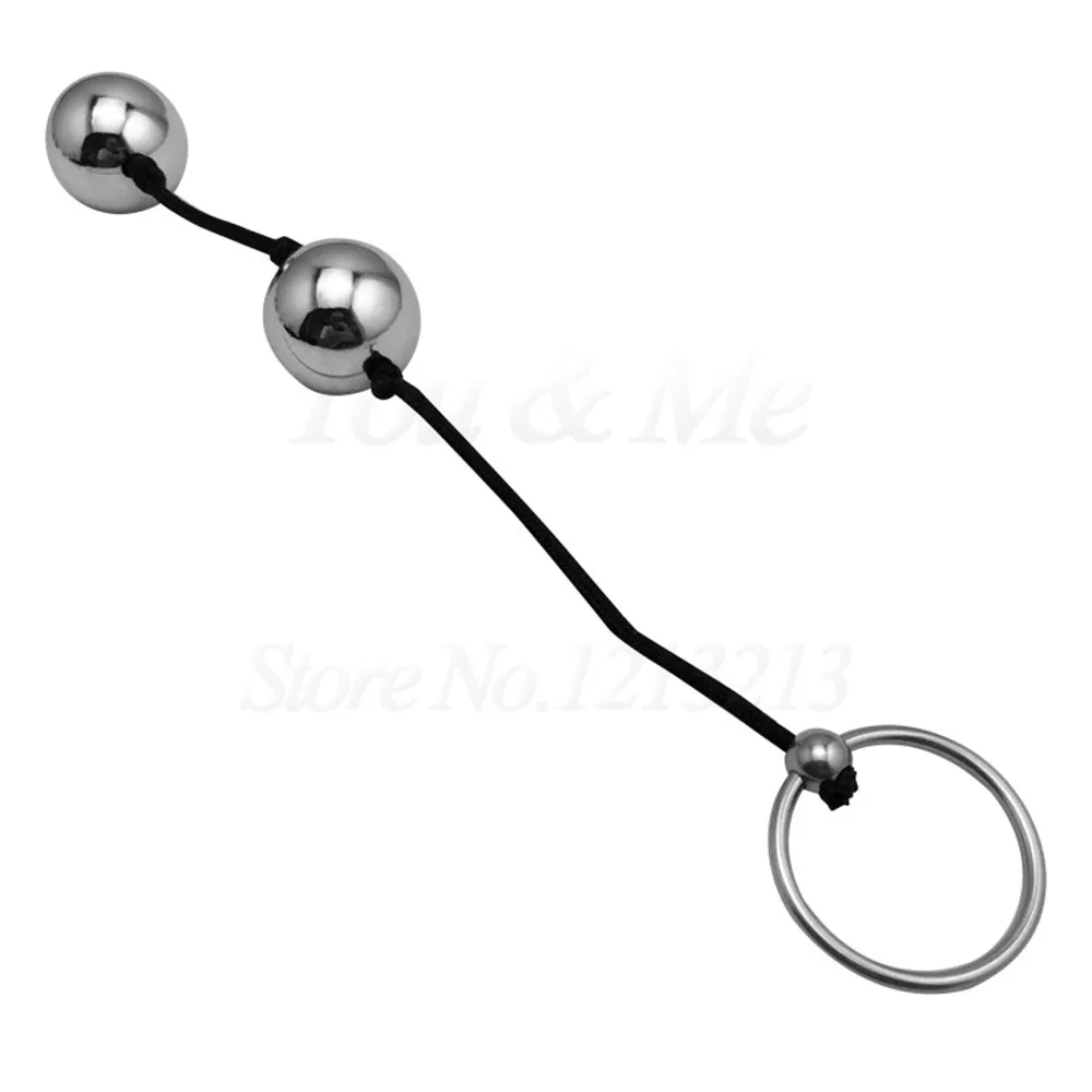 Stainless Steel Vaginal Exercise Muscle Trainer Love Ben Wa Kegel Ball for Women Men Metal Cock Scrotum Bondage Weight Ball Ring