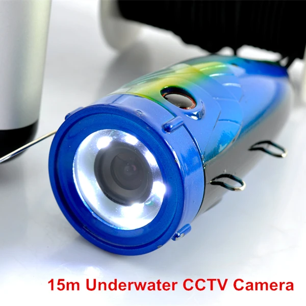 

1000TVL Underwater Ice Video Fishing Camera Fish Finder 15m Cable