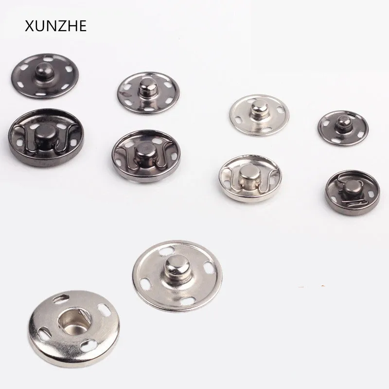 50set Pack Metal Press Studs Sewing Button Snap Fasteners Sewing Leather Craft Clothes Bags8.5mm,10mm,12mm,15mm,17mm19mm,21mm,