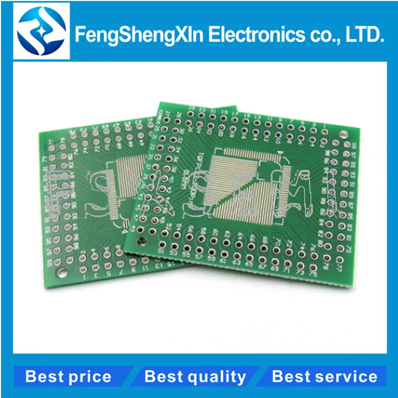 5 قطعة/الوحدة FQFP TQFP 32 44 64 80 100 LQFP إلى DIP نقل مجلس DIP PinBoard الملعب محول