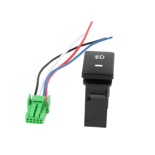 Imagen 2 del producto OOTDTY-Interruptor de empuje delantero/LUZ ANTINIEBLA TRASERA, pulsador de 4 cables, CC de 12V, para Toyota Camry Prius Corolla Yaris Ralink