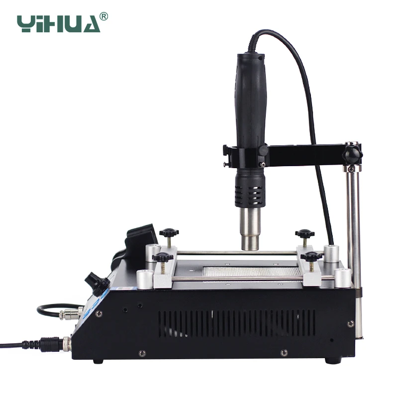 YIHUA 853AAA Soldering Station BGA Rework Stations 3 in 1 Preheating Hot Air Gun Soldering Iron Welding PCB Desoldering Tool Set