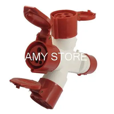 AC 380-415V 16A سبلاش واقية 3P + E متعددة منفذ IEC309-2 الصناعية المقبس