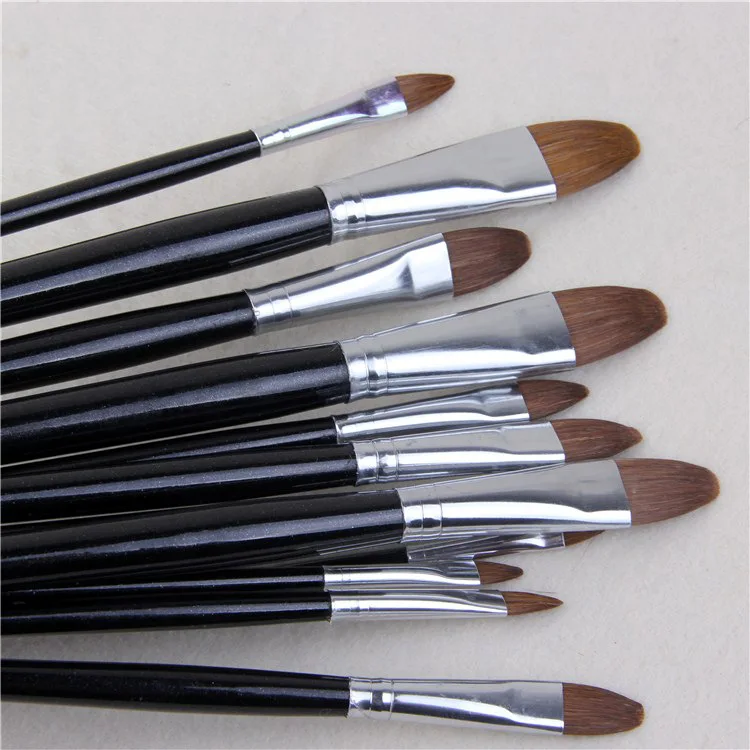 6pcs/Set high-grade brush pens tongue peak row brush  Watercolor Gouache Drawing Painting Art Supplies acrylic brush