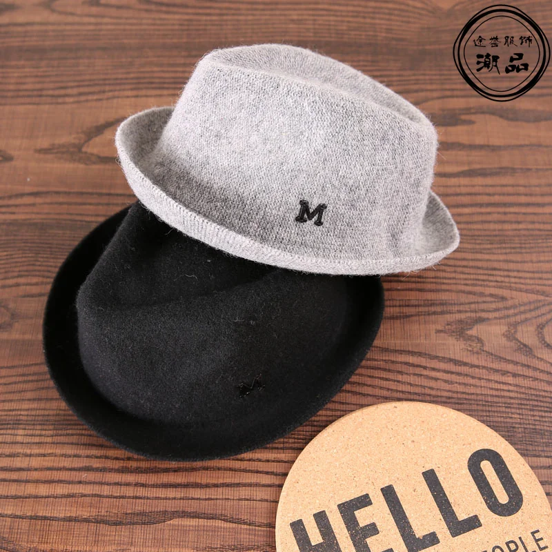 

Solid Baby Hat Cap Black Summer Winter Wool Fedoras Unisex Boys Girls Cap Letter M Straw Cap For Boys Panama Hat