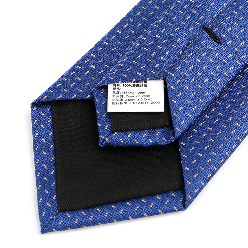 Vendita calda New Fashion Brand 7CM Designer Business Tie per uomo Gravata stretto cravatte da uomo Skinny Dot Gift