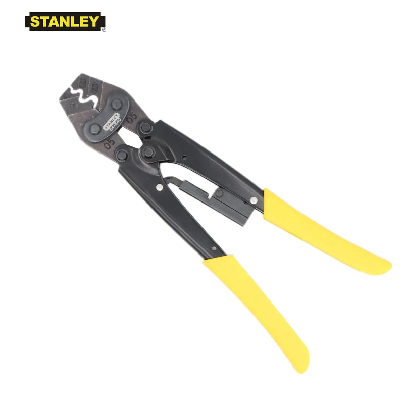 Stanley 1pcs wire connectors crimping tools precision pliers terminal connectors crimper 0.75-6mm2 1.25-8mm2 2-16mm2 5.5-22mm2