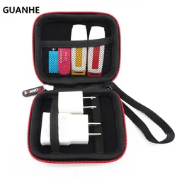 GUANHE New Hard Case Storage Bag SD Card Holder Earphone Earbud USB Flash Drive Bag mini hdd