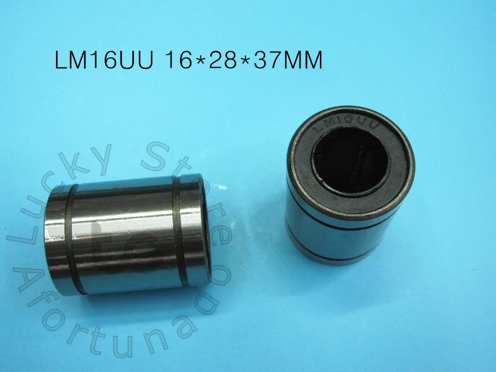 

LM16UU bearing 16*28*37mm LM16UU 16mm Linear Ball Bearing Bushing 16*28*37mm for 3d printer parts