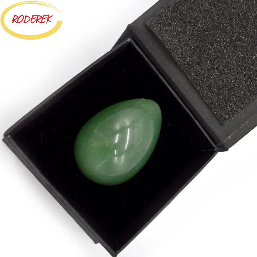 Big Jade Egg For Kegel Exercise Natural Jade Stone Yoni Eggs Pelvic Floor Muscle Massage For Health Care